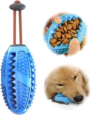 Aidiyapet Kauspielzeug für Hunde,Hundezahnbürste,Kaustangen Zahnbürsten für Hunde robuster Naturkautschuk und Zahnreinigung, hundespielzeug Ball für Große, Mittelgroße,Kleine Hunde