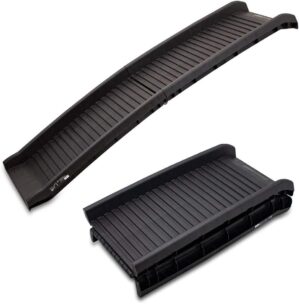 BITUXX® Hunderampe Hunde Einstiegshilfe Autorampe Hundetreppe Hundetransport Klappbar aus Kunststoff