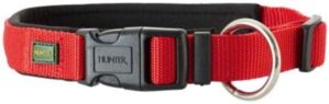 HUNTER NEOPREN VARIO PLUS Halsung, Hundehalsband, Nylon, mit Neopren gepolstert