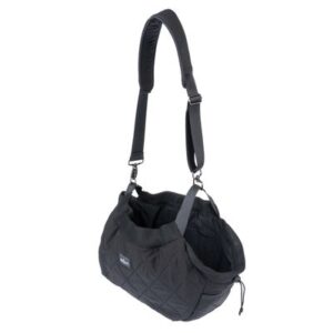 Nomad Tales Blush Schultertasche für Hunde, ebony