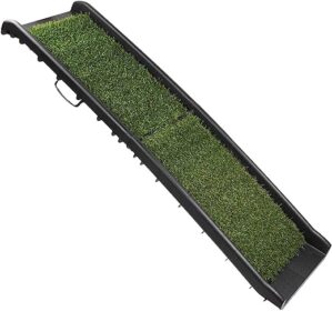 PETGARD Hunderampe Einstiegshilfe Hundetreppe Atlanta Deluxe 155 x 40 x 14 cm