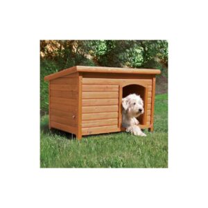 Trixie Hundehütte Natura mit Flachdach S