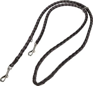 TRIXIE Hundeleine Cavo V-Leine S–M, 2,00 m ø 12 mm in schwarz/grafit – verstellbare Leine für Outdooraktivitäten – für kleine bis mittelgroße Hunde – 143520