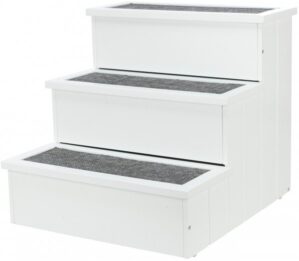 TRIXIE Treppe MDF 40 x 38 x 45 Centimeter weiß Hundemobilar