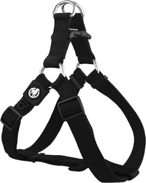DDOXX Hundegeschirr Nylon, Step-In, Verstellbar, Ausbruchsicher | für kleine, mittel-große & Grosse Hunde | Brust-Geschirr Hund Katze Welpe Auto | Welpen-Geschirr…