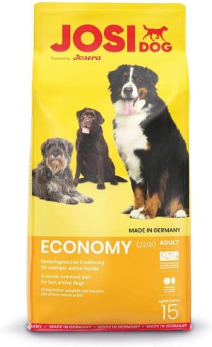 JosiDog Economy (1 x 15 kg) | Hundefutter für ausgewachsene Hunde | Trockenfutter | powered by JOSERA | 1er Pack