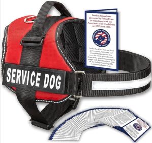 Servicehundweste mit Klettverschluss und Griff, Geschirr ist in 8 Größen erhältlich, von XXXS bis XXL, Service-Hundegeschirr mit reflektierendem Patch und bequemem Netz-Design,…