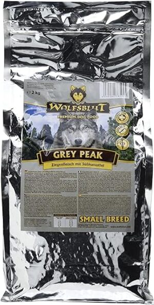 Wolfsblut – Grey Peak Small Breed – 2 kg – Ziege – Trockenfutter – Hundefutter – Getreidefrei