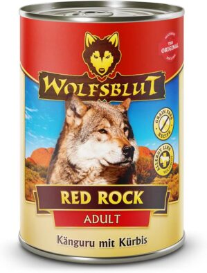 Wolfsblut – Red Rock – 6 x 395 g – Känguru – Nassfutter – Hundefutter – Getreidefrei