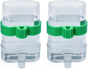 2 Stücke Birds Automatic Water Dispenser, VogelWasserspender für Vogelfutter Futterspender Vögel Automatischer Futternapf Bird Water Dispenser Für Vögel Wellensittiche,...