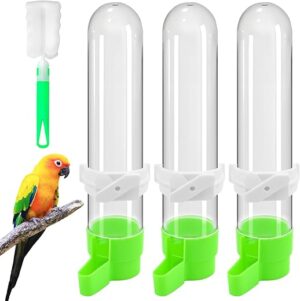 3pcs Vögel Feeder Drinker für Käfig, 120ml Vogelkäfig Feeder Automatischer Vogel-Wasserspender, Bird Water Dispenser, Näpfe, Tränken & Zubehör für Vögel, für Ziervogel, Papagei,...