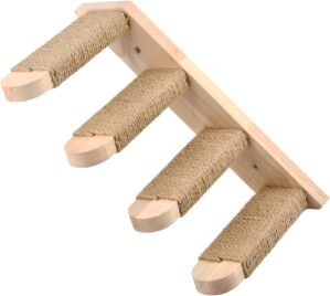 YOPEUC Kletterwand Katzen, Katzentreppe Wand Kratzbaum Wand Katzenleiter, Katzentreppe Katzenleiter Katze Wand Möbel Katze Klettern Regal für Klettern Schlafen Spielen